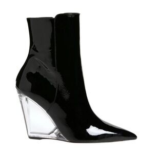 STUART WEITZMAN Lucite 100 Wedge Bootie
